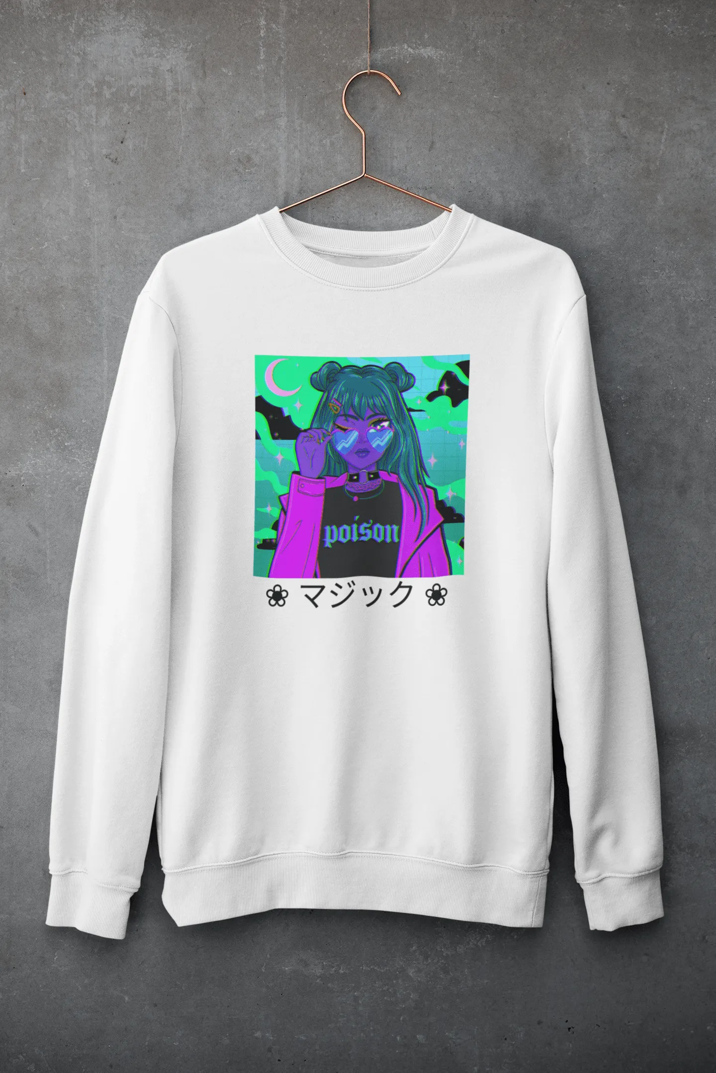 Poison Anime - Heavy Blend Crewneck Sweatshirt