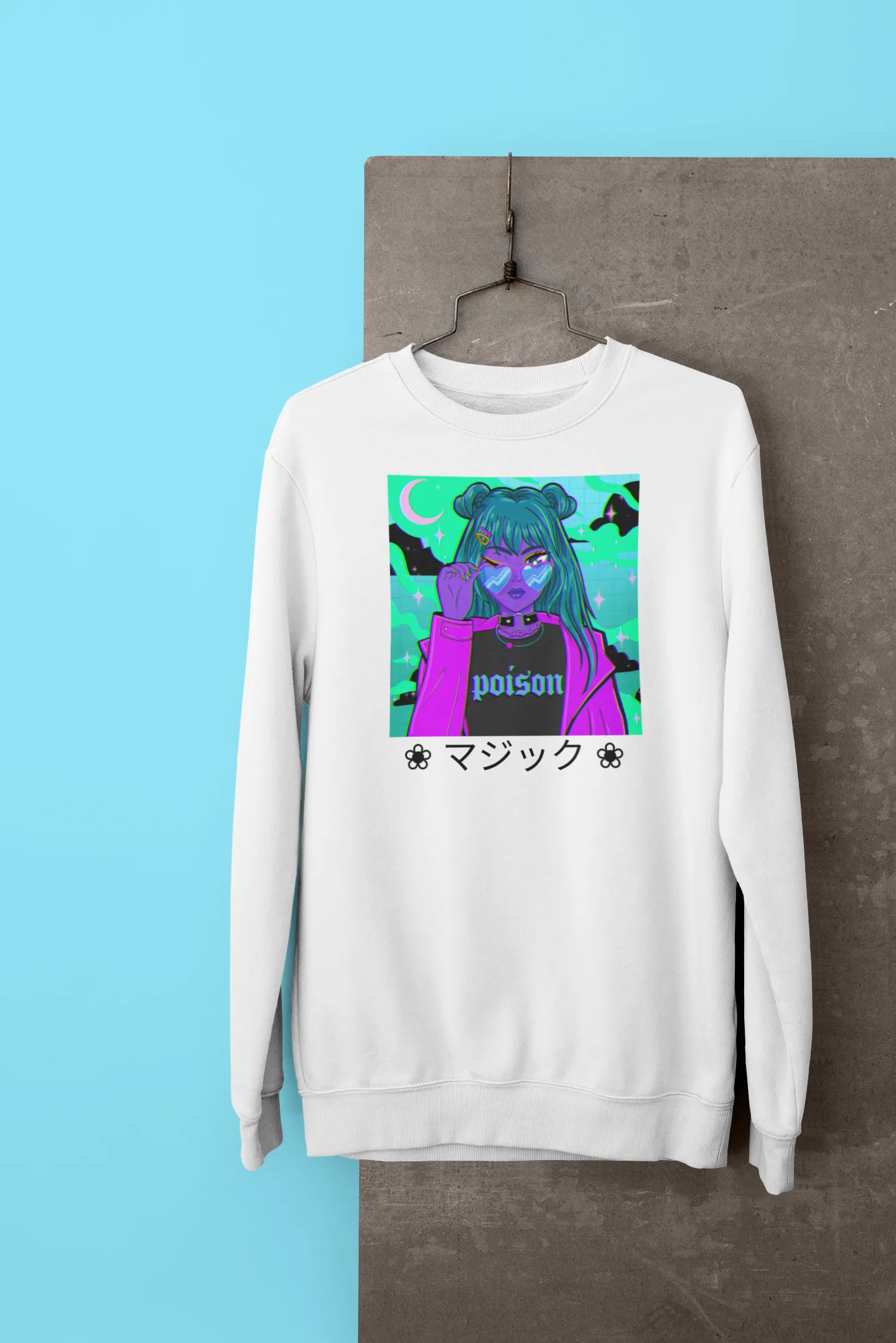 Poison Anime - Heavy Blend Crewneck Sweatshirt
