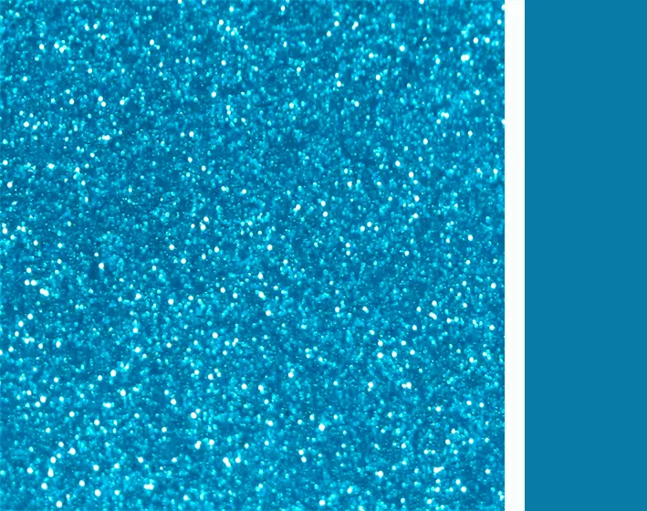 Single Sided Glitter - Sky Blue